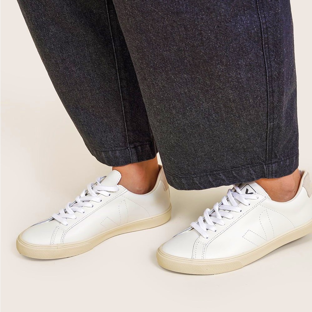 Veja esplar leather lace up sneakers.
